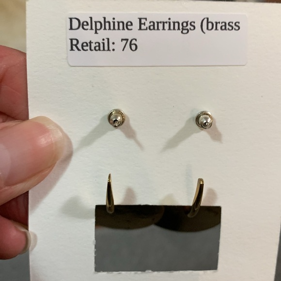 MLKANHNY - Brass Earrings - Picture 2 of 3